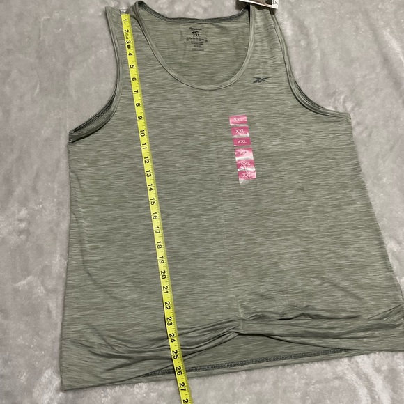 Reebok Athletic Sleeveless Tank Top Ruched Size 2XL - Picture 5 of 6